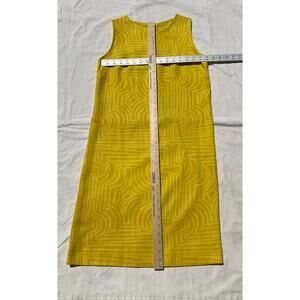 Mary Rooner by Wolfson Yellow Mod Dress Vintage